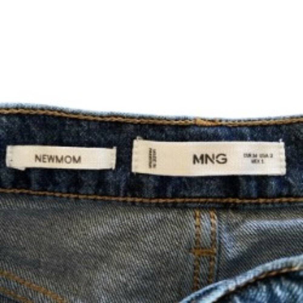 Mango NewMom High Rise Jeans 2 - Picture 3 of 4